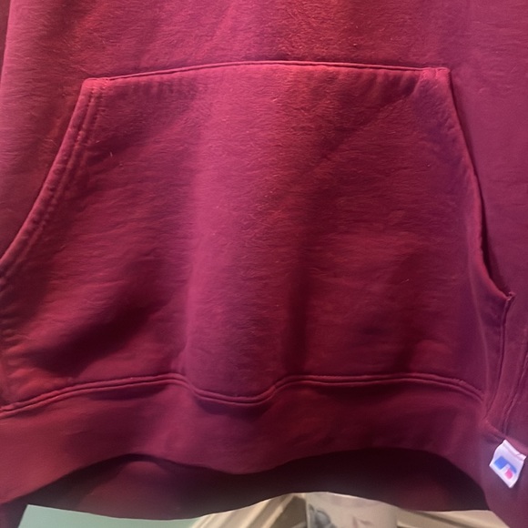 Russell Athletic - Women’s Oversized Maroon Hoodie in Women’s Small - Picture 3 of 9